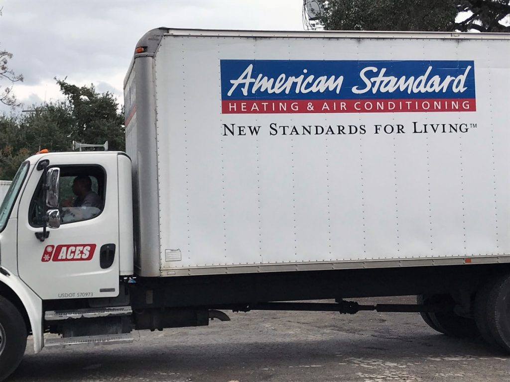 Commercial HVAC Utopia - American Standard truck.